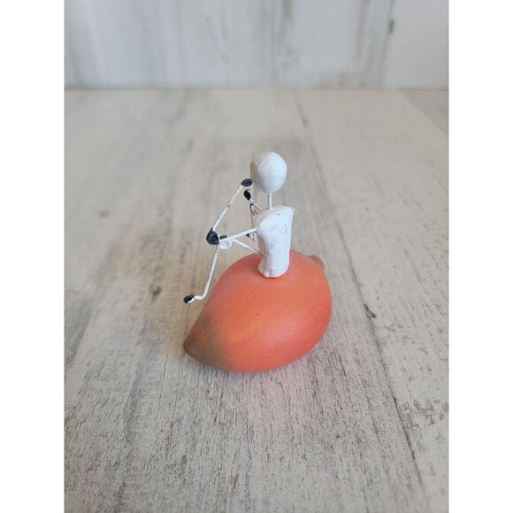 Unique Halloween Day of Dead skeleton mango home decor figure - Picture 5 of 7